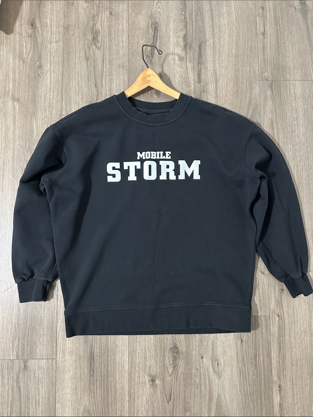 lululemon athletica Black "Mobile Storm" Women’s Crew Sweatshirt